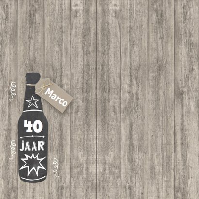 Felicitatie bier man krijtbord 2