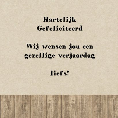 Felicitatie bier man 3