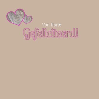 Felicitatie bloemen hart 3
