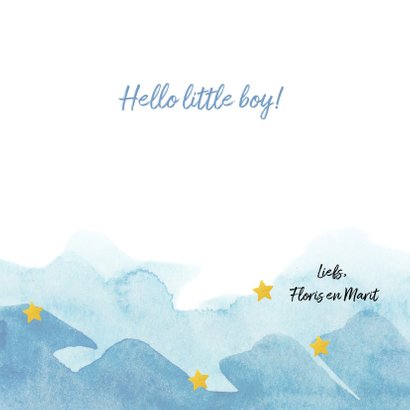 Felicitatie - born in 2019 (jongen) 3