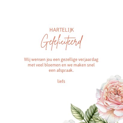 Felicitatie botanische rozen 3