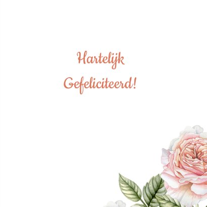 Felicitatie botanische rozen 3