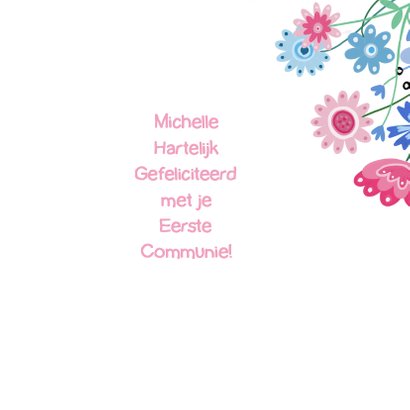 Felicitatie communie label 3