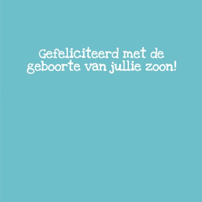 Felicitatie Confetti blauw 3