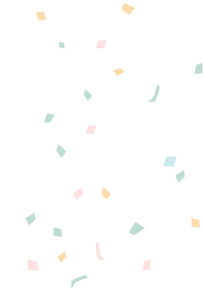 Felicitatie - confetti happy birthday 2