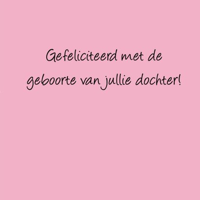 Felicitatie Confetti roze grijs 3