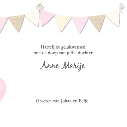 Felicitatie doopsel meisje 3