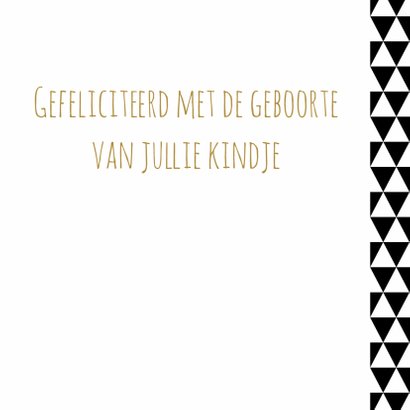 Felicitatie -Driehoek en vlaggen 3