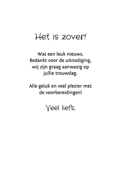 Felicitatie echtgenoten homo huwelijk 3