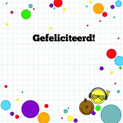 felicitatie game smiley jongen 3