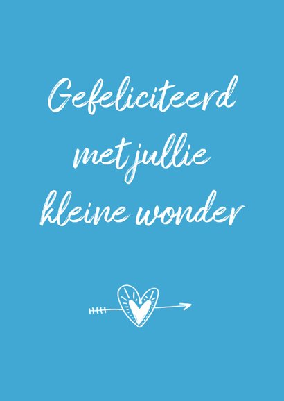 Felicitatie geboorte A new cute baby boy 2