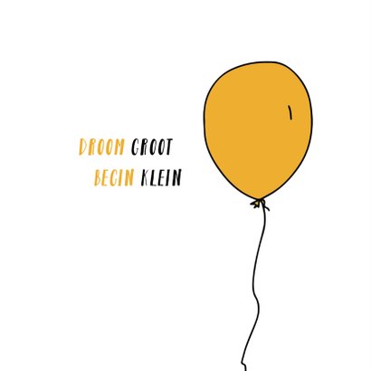 felicitatie geboorte beer en ballon 2