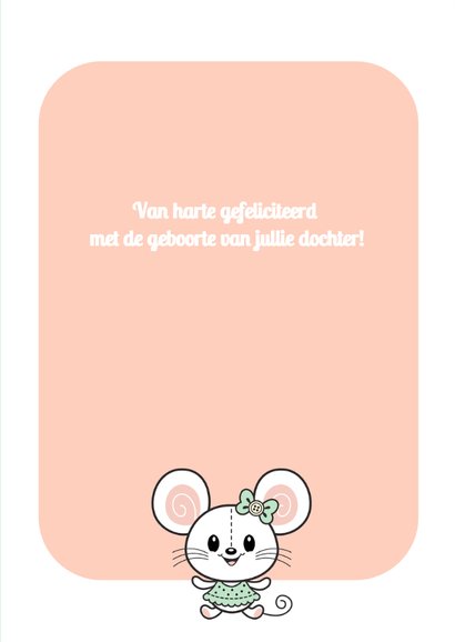 felicitatie geboorte It's a girl - TW 3