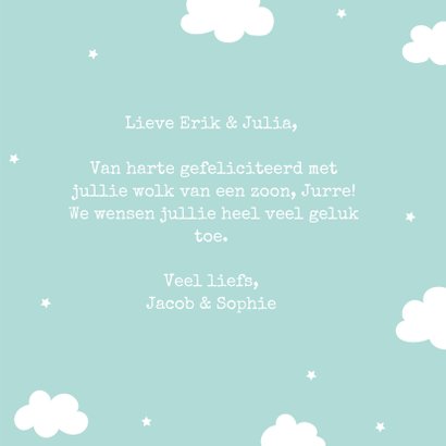 Felicitatie geboorte Jongen - Hello Little One 3