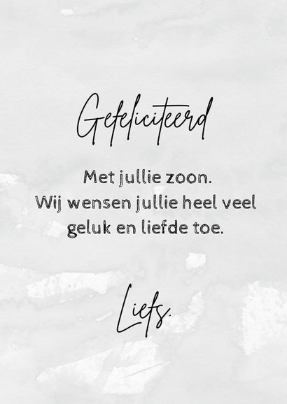 Felicitatie geboorte jongen twinkle 3
