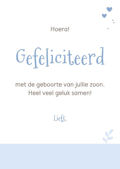 Felicitatie geboorte koala met groot hart 3