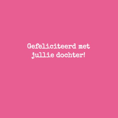 Felicitatie geboorte meisje - beschuit met muis - mocards 2
