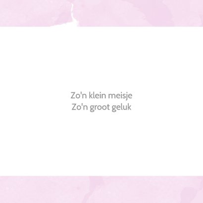 felicitatie geboorte meisje dialect 2