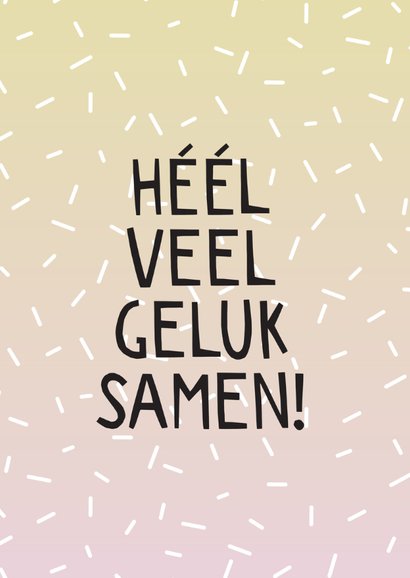 Felicitatie geboorte meisje hip hagelslag patroon 2