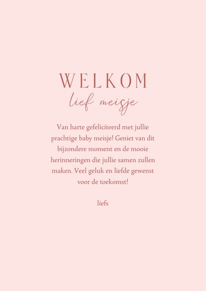 Felicitatie geboorte meisje leuke ballonnen 3