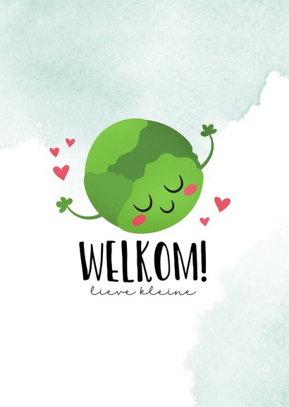 Felicitatie geboorte welkom kleine spruit grappig zoon 2