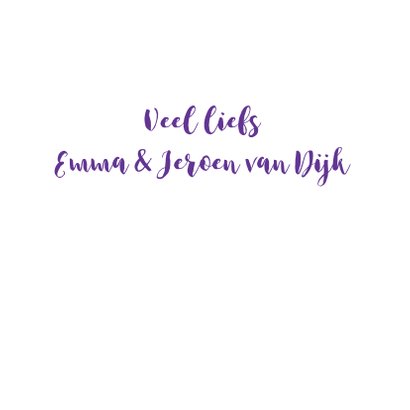 Felicitatie gekleurde bloemen 3