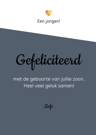 Felicitatie - geometrische giraf met goud 3