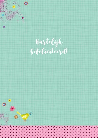 Felicitatie gieter bloemen 2