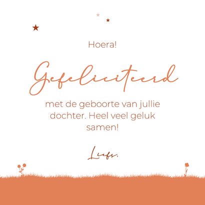 Felicitatie giraffe met vlinder 3