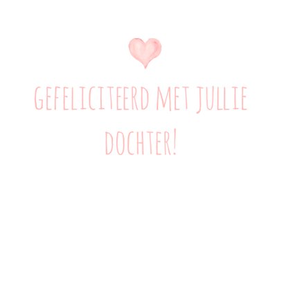 Felicitatie-Groot hart meisje 3