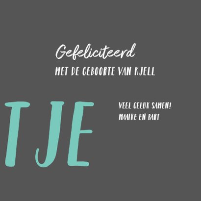 Felicitatie grote avonturen beginnen klein 3