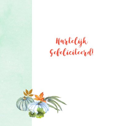 Felicitatie herfsttafereel 2