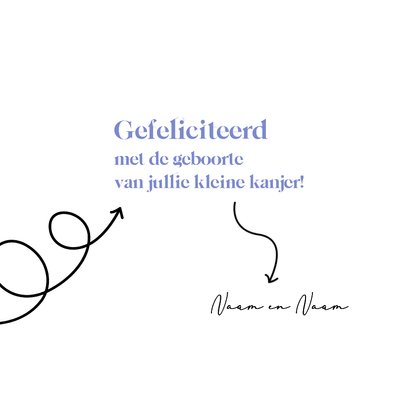 Felicitatie Hoera een zoon 3