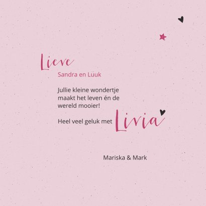 Felicitatie How wonderful life is now you're in the world 3