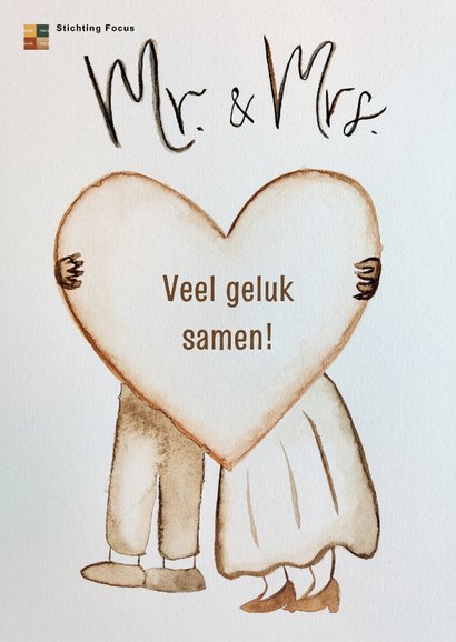 Felicitatie huwelijk echtpaar hart 2