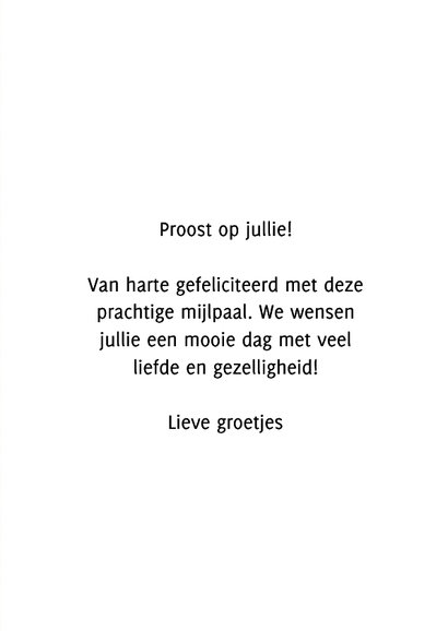 Felicitatie huwelijk jubileum trouwdag ballonnen 3