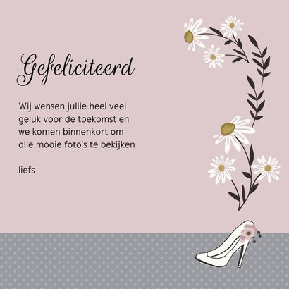 Felicitatie huwelijk retro 3