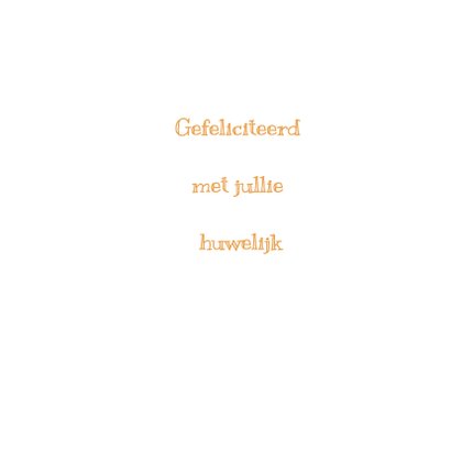 Felicitatie Huwelijk Trouwen 3