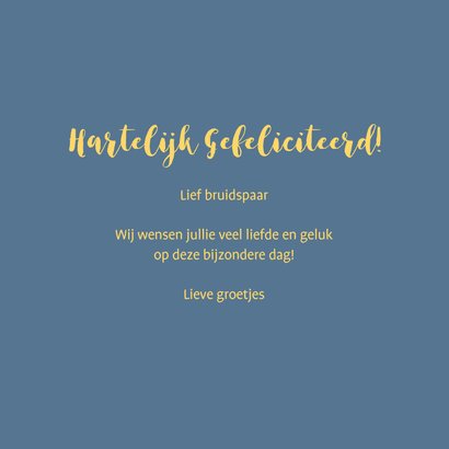 Felicitatie huwelijksjubileum goud 3