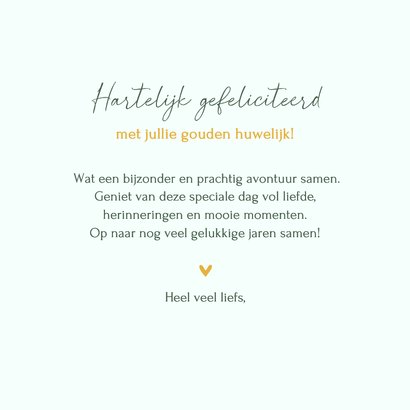 Felicitatie huwelijksjubileum paarse orchideeën eucalyptus 3