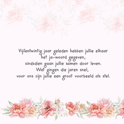 Felicitatie huwelijksjubileum taart 2