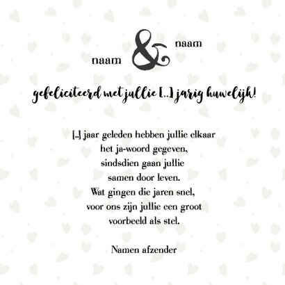 Felicitatie .. jaar getrouwd! (retro) 3