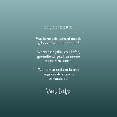 Felicitatie jongen sfeervolle maan met vosje en kleine muis 3