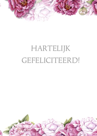 Felicitatie jubileum huwelijk 3