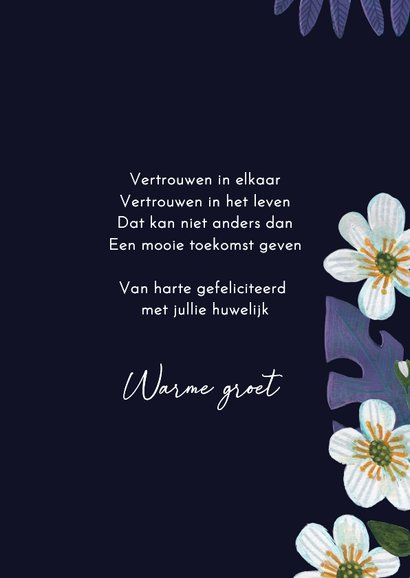 Felicitatie kaart avontuur trouwen auto 3