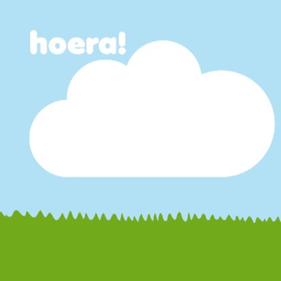 Felicitatie Kinderen Hoera 3
