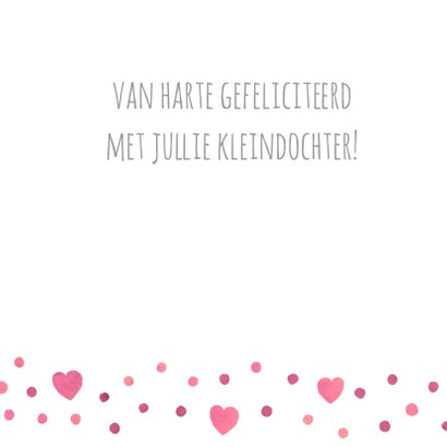 Felicitatie kleindochter hartje 3