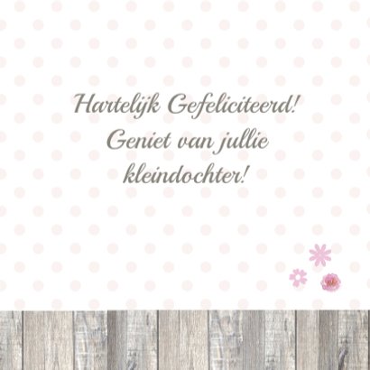 Felicitatie Kleindochter Uiltje 3