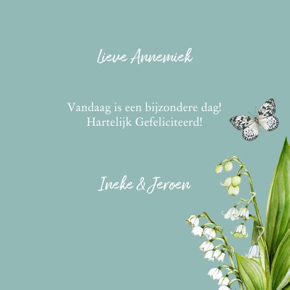 Felicitatie lelietjes van dalen 3