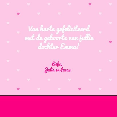 Felicitatie - Lief beertje, meisje 3